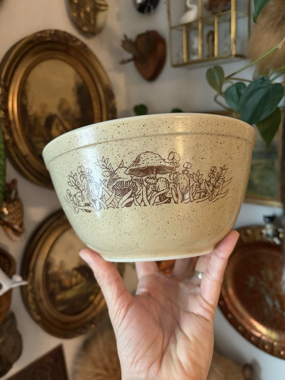 Vintage Pyrex Forest Fancies Mushroom 402 Nesting Mixing Bowl 1.5L